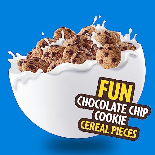 Image of Cookie Crisp Breakfast Cereal, Chocolate Chip Cookie Taste, Made With Whole Grain, Giant Size, 26.3 oz (Pack of 2)