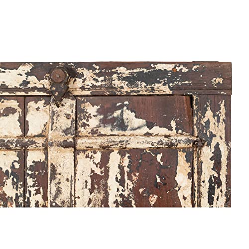 BISCOTTINI INTERNATIONAL ART TRADING Kekse Antikes Fenster Massivholz 55x69 cm | Dekorative und funktionale Holzfenster | Vintage Holz Fenster