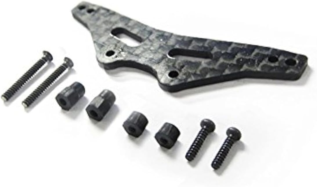 Carisma 15424 GT24B Graphite Front Shock Tower Set Replacement Parts