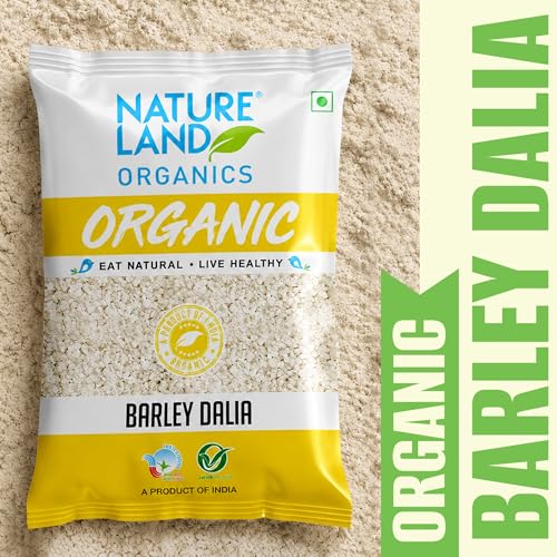 Image of Natureland Organics Barley Dalia 500 Gm - Organic Dalia