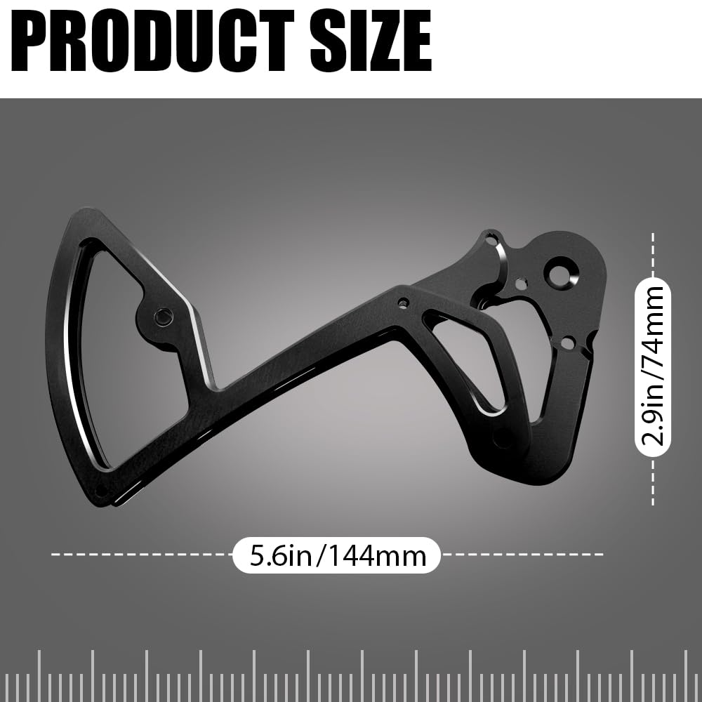 Riduttore per guida del deragliatore, adatto per SRAM Mountain AXS a 12 marce, per guida del cambio SRAM M11/12 marce, gabbia di riduzione posteriore