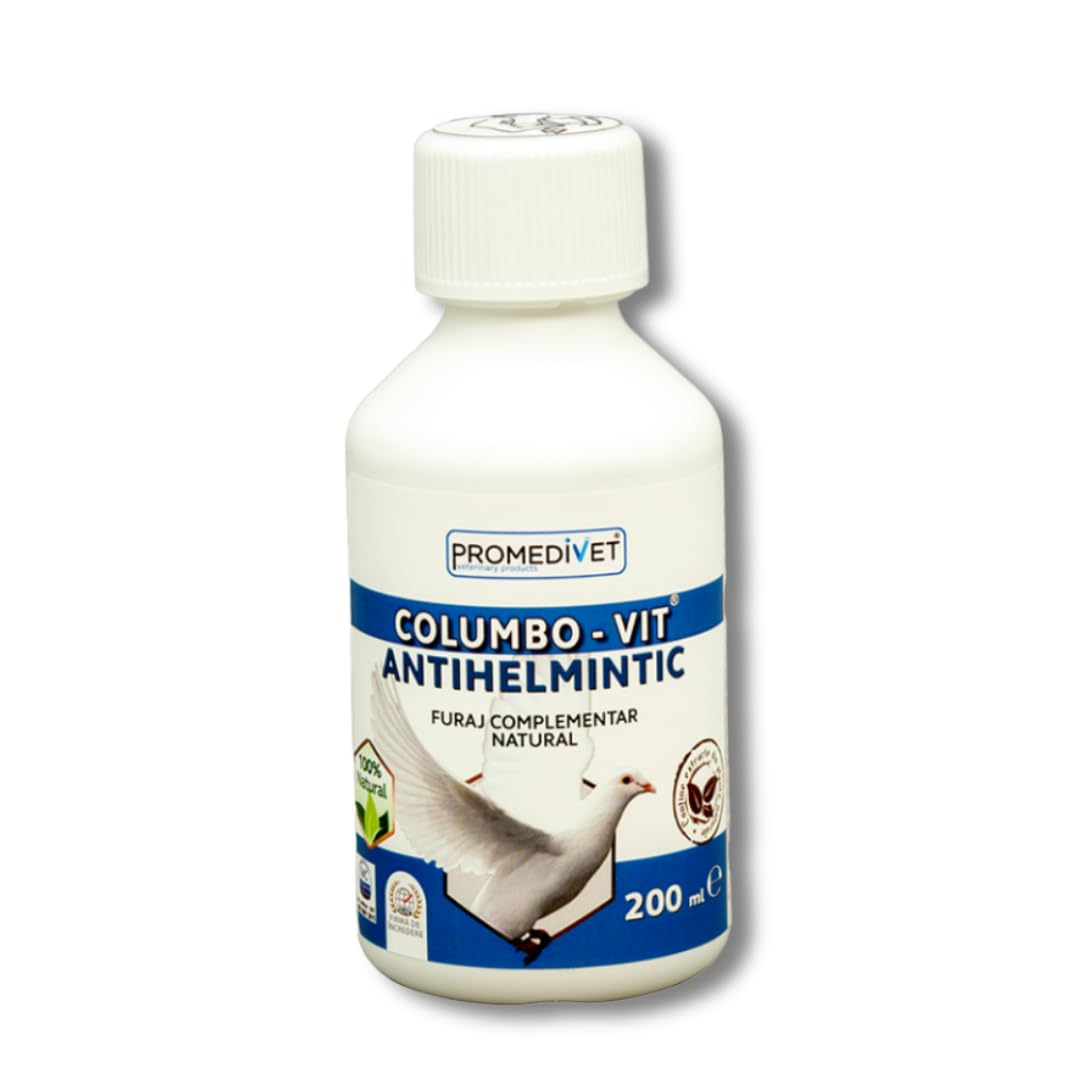 Suplemento Antiparasitario Natural Para Aves Piumer Columbo Vit: 200 Ml Para Desparasitar Internamente