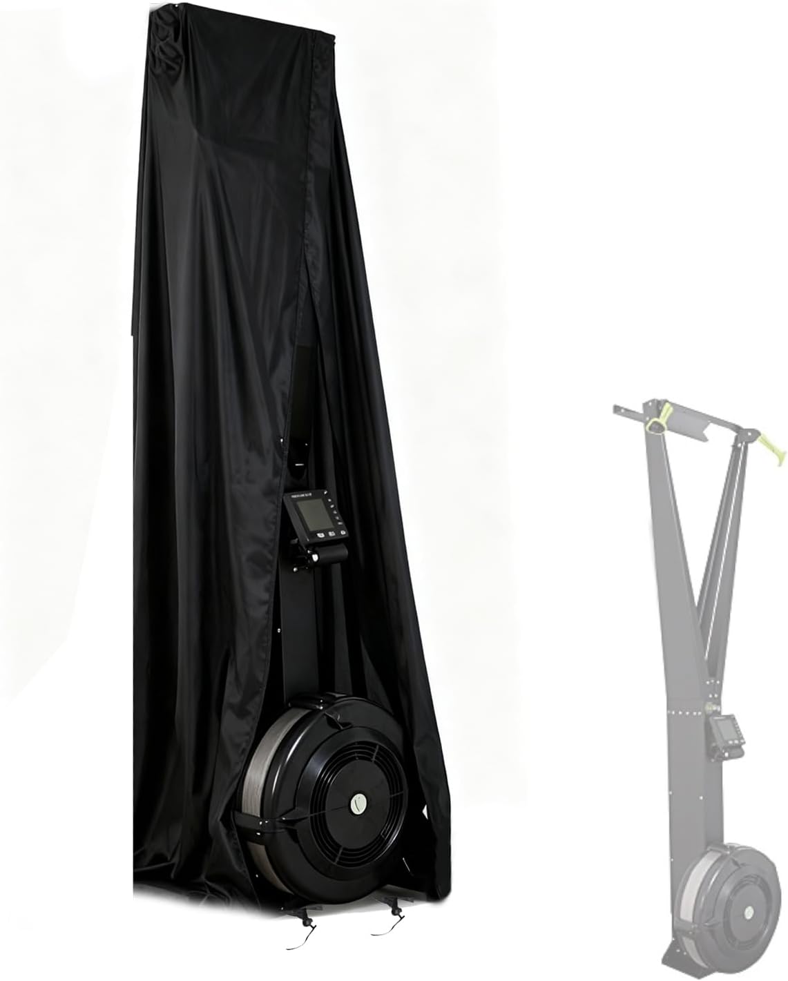 Ski Exercise Machine Cover for Concept2 , Dust-Proof & Waterproof Ski Machine Covers, Ski Equipment Cover for Home Gym-16"D x 20.5"W x 85"H