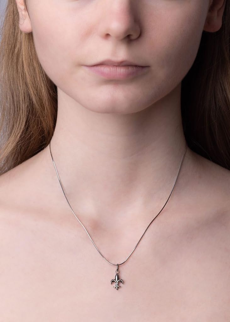 SILVEGO Ciondolo da Donna in Argento 925 Giglio