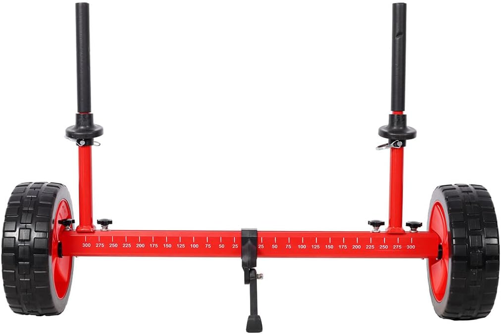 Kayak Cart Dolly, Heavy-Duty Plug-in Kayak Cart Dolly with 10 Inch Airless Wheels and Width Adjustable,Sit On Top Kayak Cart with Kickstand Kayak Trolley for Carrying Kayaks Canoes