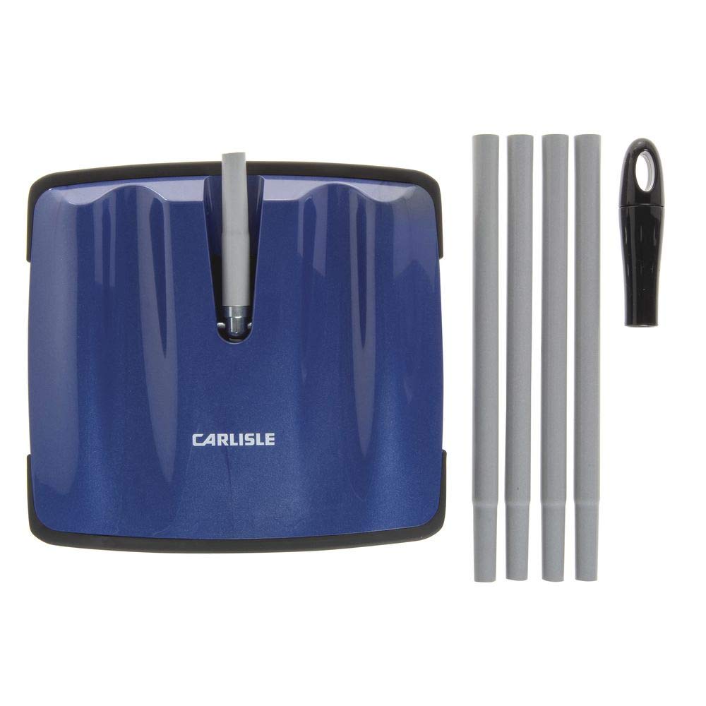 Carlisle FoodService Products Duo-Sweeper Floor Sweeper, 12", Blue (Pack of 4)