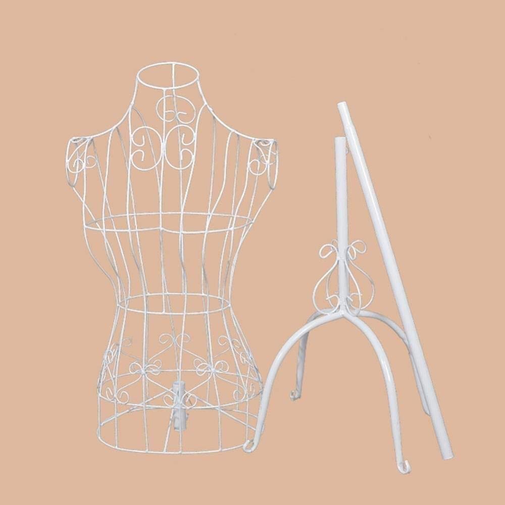 Professionelle Drahtrahmenmodelle Zeigen Schneider-Dummy-Kleiderformen, Schneider-Dummy-Mannequins, weiblichen Torso (Farbe: Weiß)