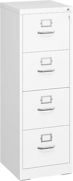 YITAHOME 4 Drawer Lockable Vertical File Cabinet