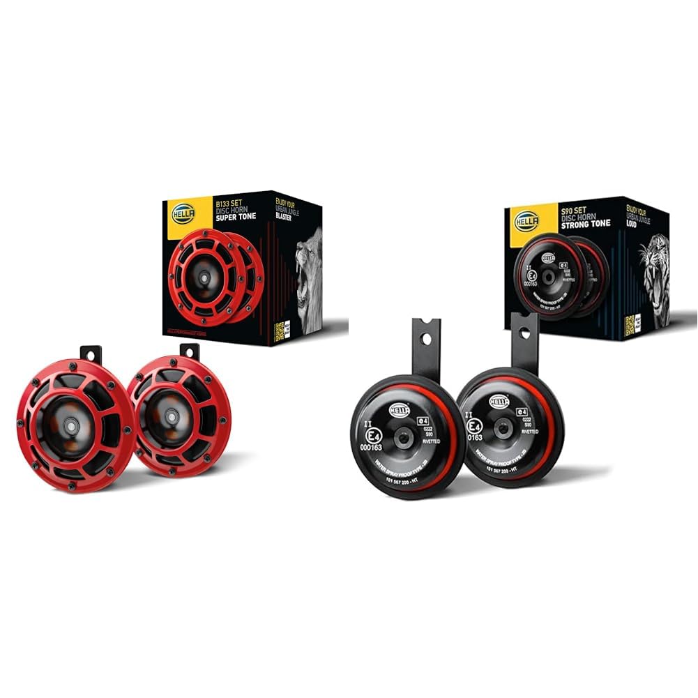 HELLA Signal Horn - HELLA PERFORMANCE HORN B133 SET - 12V - 118dB HELLA Signal Horn - HELLA PERFORMANCE HORN B133 SET - 12V - 118dB