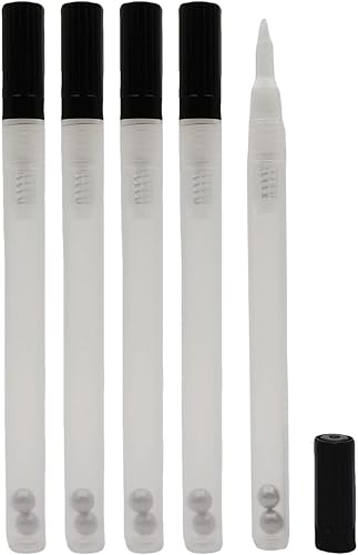 Miniatura 3 de 5 bolígrafos de pintura vacíos para recambio de tubo en blanco para estudiantes artistas marcadores para dibujar acrílico impermeable pintura al