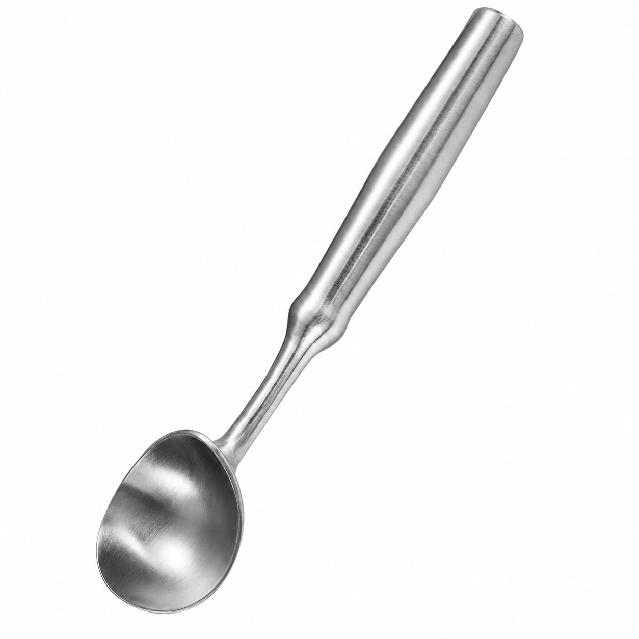Ice Cream Scoop, One Piec Heavy Duty Stainless Steel Sturdy Icecream Scooper Cookie Fruit Scoop, Durable NO Paint NO Coating Dishwasher Safe