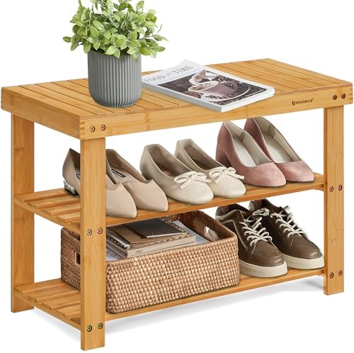 Bamboo Shoe Bench