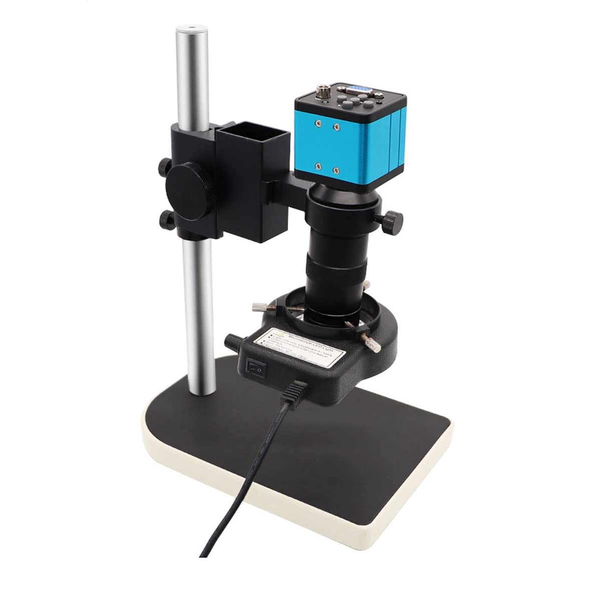 Microscope Industry Digital Microscope Set, 38MP 1080P 60F/S Camera 180X 56 LED(VGA Camera)