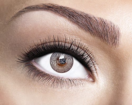 Opticea Lente de Fantasía, Gris Plateado 10 gr