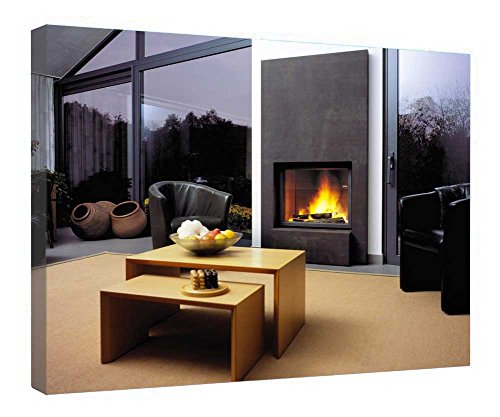 Tableau sur toile avec cadre en bois de qualité supérieure pour décoration élégante