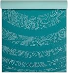 Gaiam Imprimez le tapis de yoga, l'exercice non glissant & Tapis de fitness pour tous les types de Yoga, Pilates & Exercices au sol