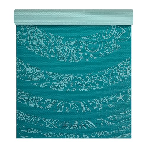 Image of Gaiam Print Yoga Mat, Non Slip Exercise & Fitness Mat for All Types of Yoga, Pilates & Floor Exercises