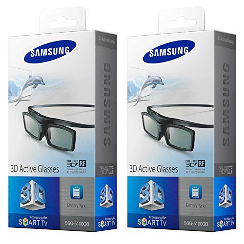 Branded New 2 x SSG-5150GB for D,E, ES, F Series TV Active 3D Glasses