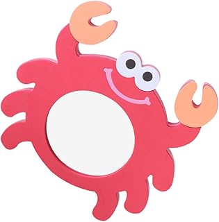 HONMEET 1Pc Brinquedo De Banho Espelhos De Chão Banheira Da Criança Espelho De Princesa Espelho Da Criança Espelho Inquebrável Espelho De Chuveiro Espelho De Banho Presente Animal Bebê