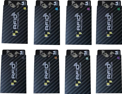 Set of 20 RFID Blocking Sleeves Envelopes Credit Card Sleeve Identity Theft Protection Secure Protector Holders Slim Design Fits Wallet/Purse(Mixed)3