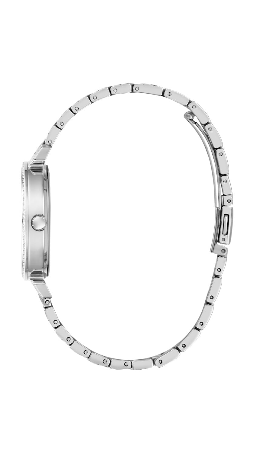 GUESS Orologio analogico da donna con quadrante verde-GW0766L3, verde, Cinturino, en_IN
