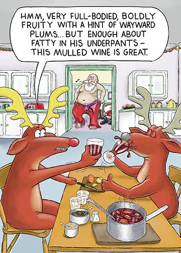 Sleazy Greetings Funny Christmas Card For Men Or Women - Hilarious Holiday Card For Mom, Dad, Brother, Sister, Wife, Or Husband - Rude Christmas Card - Having Me Is The Best Gift