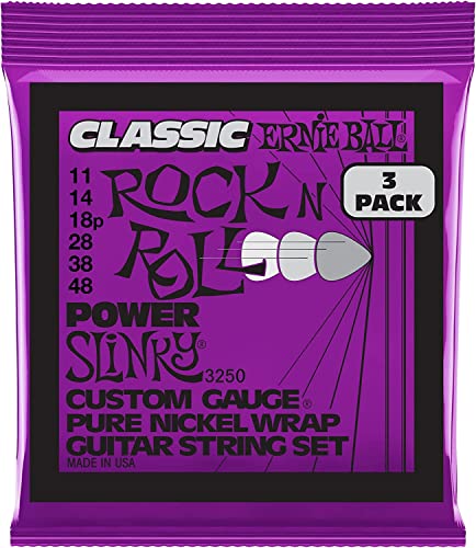Image of Ernie Ball Regular Slinky Classic Pure Nickel Electric Guitar Strings 3-pack, 10-46 Gauge (P03251)
