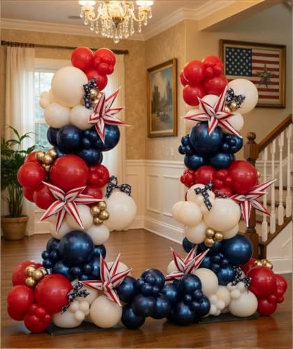 Image of Red White Star Burst Balloons Circus Balloons Carnival Themed Party Decorations Circus Theme Party Decorations Carnival Decor Baby Shower Bride Supplies