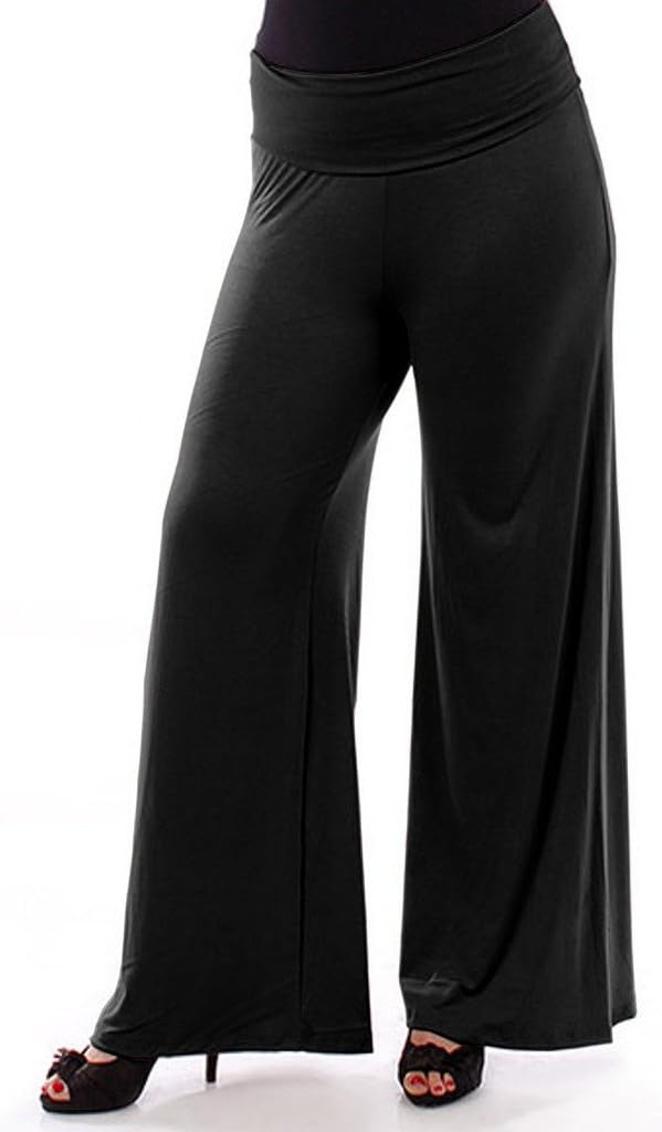 amazon palazzo pants plus size