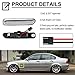 Mynoway Front LED Sequential Side Marker Light Replacement for E46 Coupe/Convertible/Sedan/Touring/Compact 1998-2006, 325ci 328i 325i 316i 318i 320i 323i Clear Lens Side Indicator Dynamic Lamp