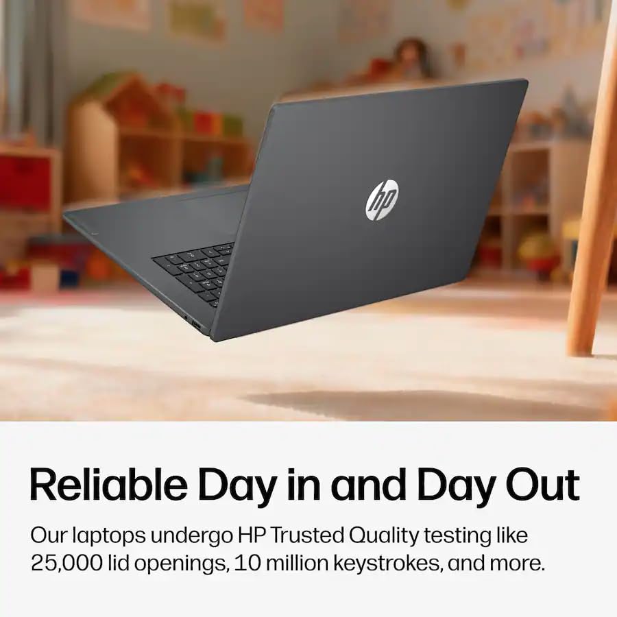 Image of HP OmniBook 3 Personal Laptop, 2026, 17.3 inch 1920x1080 IPS, Intel-12 Core Ultra 7 255U, 16GB LPDDR5, 1TB SSD, Win11 Home, Backlit KB, Wi-Fi 7, BT 5.4, 1080p FHD Camera, Mica Silver