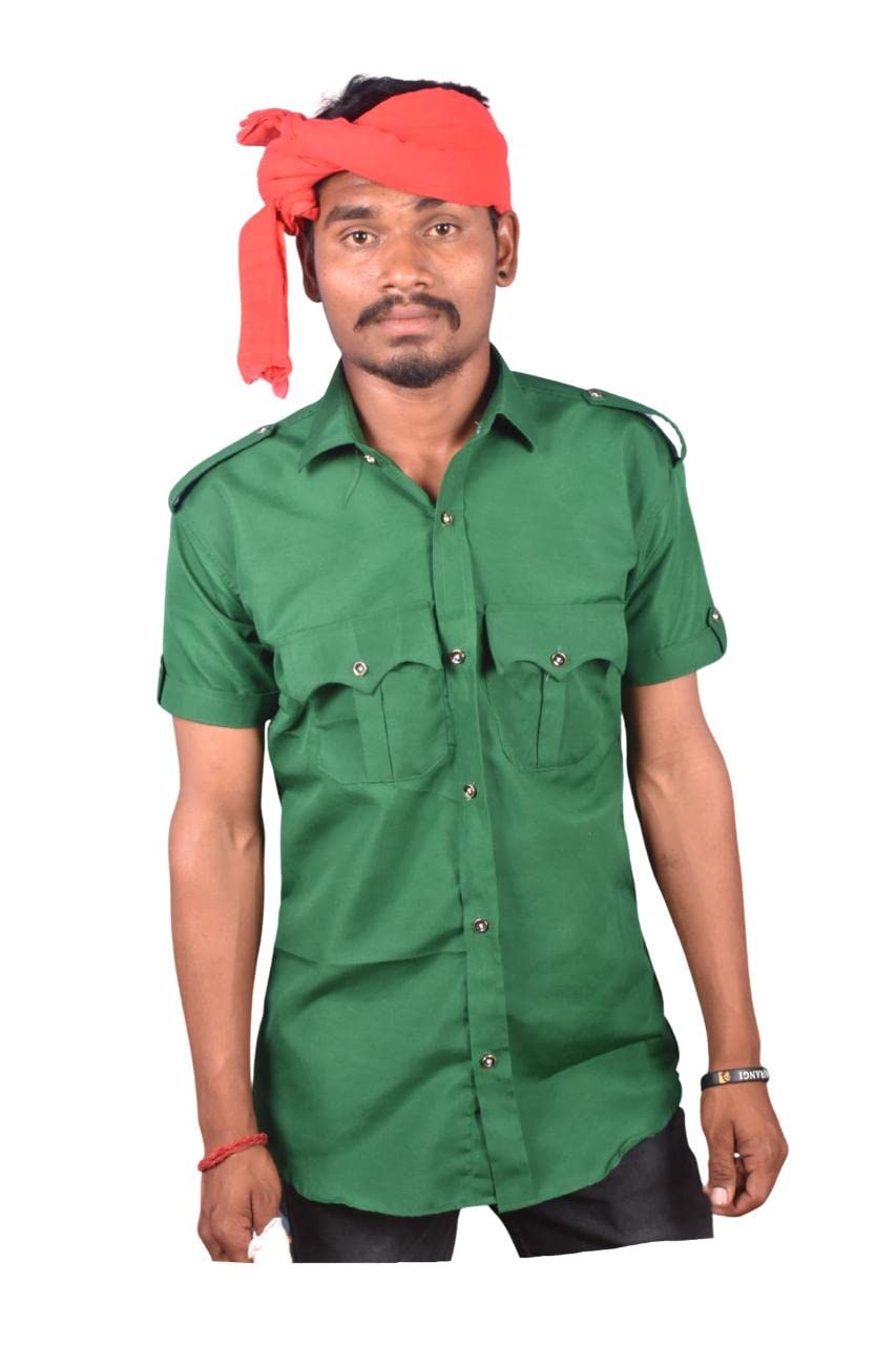 Adiwasi Shirt Double Pocket Half Sleeve