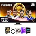 Hisense 75U8QGKIT1 75 inch Class U8 Series 4K Mini LED QLED Smart Google TV UHD HDR Dolby Vision Dolby Atmos 14