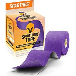Sparthos Kinesiology Tape Roll - Uncut KT Sports Kinesio K Tape | Waterproof, latex-free cotton, cuts to any size strips, muscle & joint support, sports recovery, physical therapy