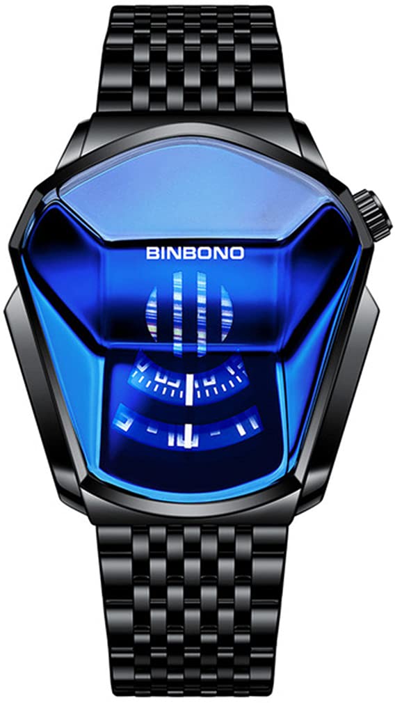 Gosasa Digital Mens Watch (Black Dial Blue Colored Strap) (B095K819YY) Amazon Price History, Amazon Price Tracker