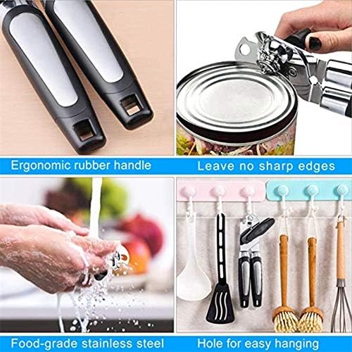 Belloxis Tin Openers Manual Can Openers That Work, 3 in 1 Beer Safety Openers