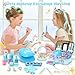 PERRYHOME Kids Makeup Kit for Girl, Frozen Real Washable Cosmetic Set, Non-Toxic Makeup Toys, Kids Nails Set for Girls, 2026 New Princess Toys & Birthday Gifts for Girls for 3 4 5 6 7 8+ Years Old