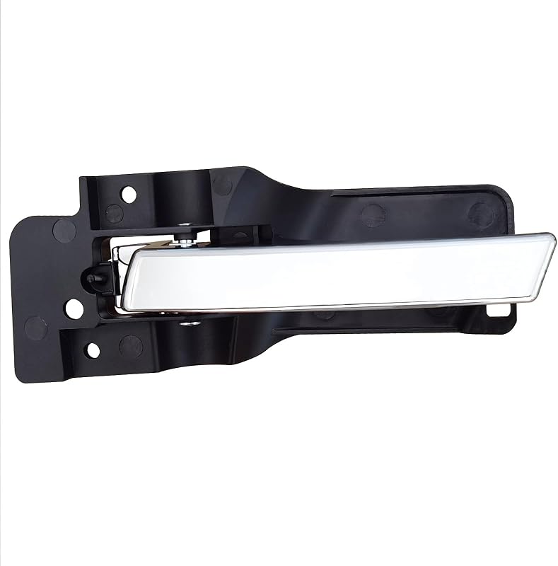 Maçaneta interna da porta dianteira esquerda Lcyolada cromada para Chrysler Town & Country 2008–2016 e Dodge Grand Caravan 2008–2020 – 1 unidade