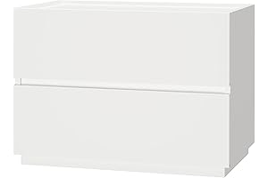 woodtalks Stackable 2 Drawer Dresser for Bedroom: Enhance Storage with Style