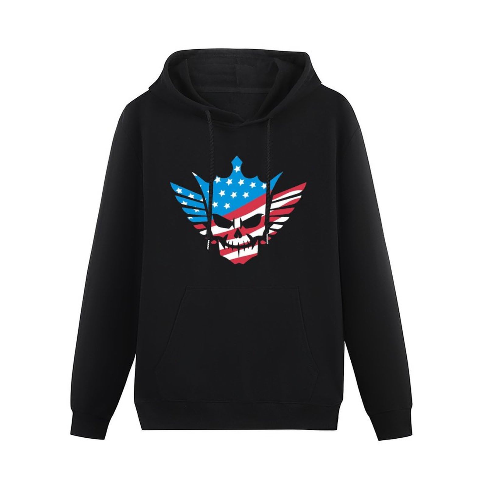 CHUNTUO Cody Rhodes American Nightmare Skull Wrestling Fan Black Hoodie Graphic Mens Sweatshirts Unisex Hooded 3XL
