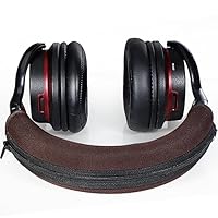 ATH M50X Kopfbandabdeckung, Ersatz-Kopfbandschutz, kompatibel mit Audio Technica M30 M40 M50 M50X M50S M40X M20X M30X Kopfhörer (Braun + kein Werkzeug erforderlich)