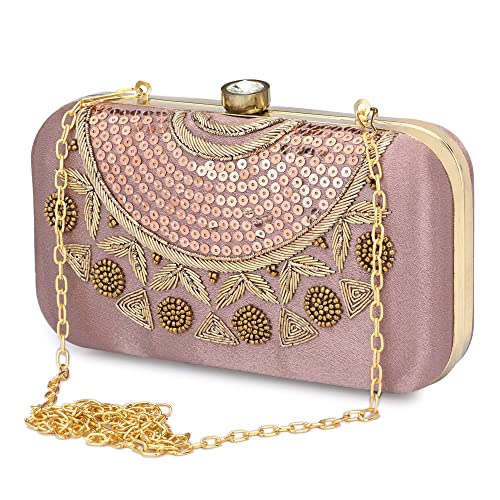 Image of For The Beautiful You Neck Embroidered Women's Clutch