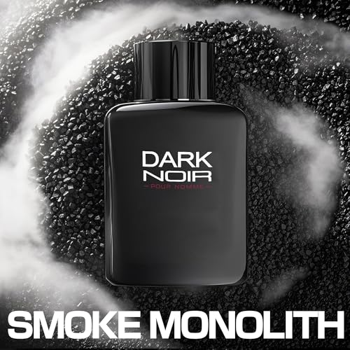 Image of Men's Cologne Dark Noir with Lavender, Wormwood Oil, Patchouli Scent Eau De Toilette Spray,Long-Lasting Perfume for Men Great Holiday Gift, 3.4 Fl Oz /100 Ml