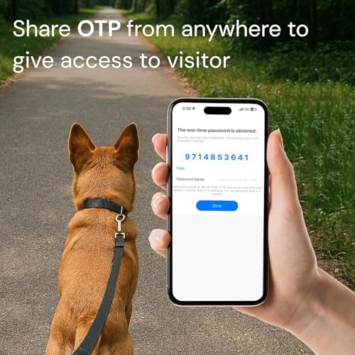 Image of Elara Echo Lite Smart Door Lock, Fingerprint, Card, App, OTP, Keys, PIN Unlock, Alarm Alert, Bluetooth & WiFi, Black, 2 Year Warranty.