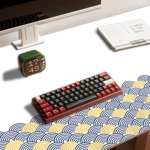 Tapis de souris grand format LL-COEUR pour stabiliser clavier et souris