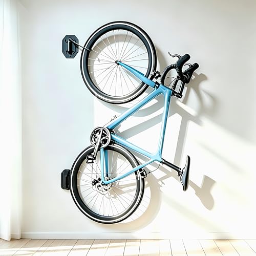 PEGZONE Swivel Bike Wall Mount, Heavy Duty Vertical Bike Rack