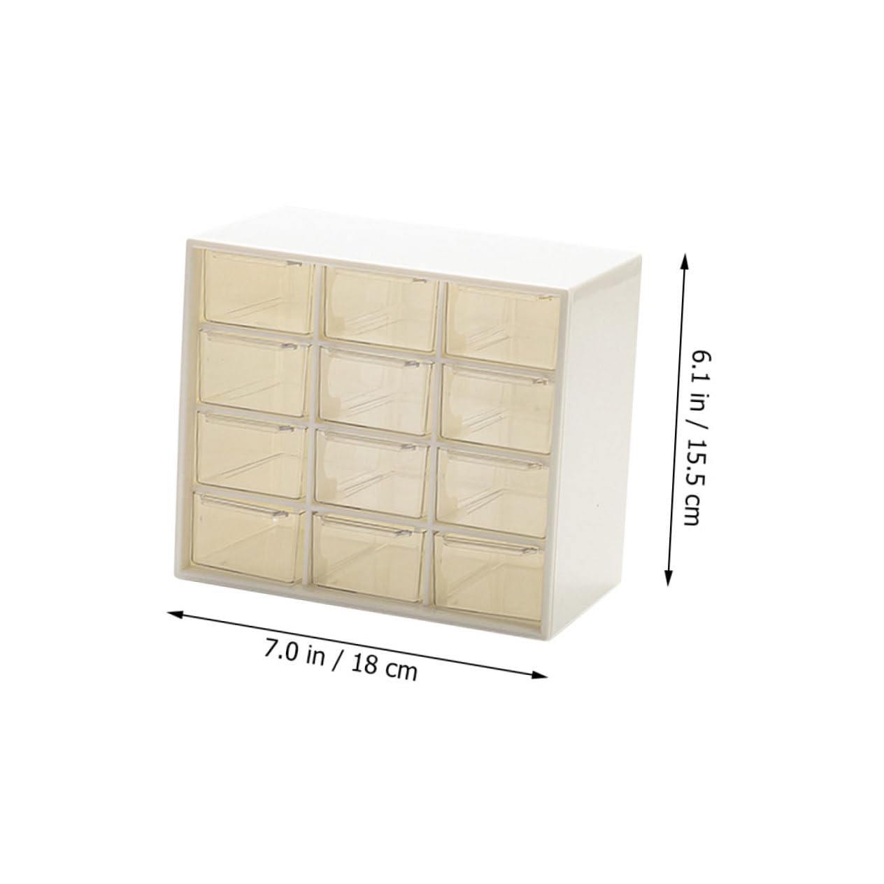 SHINEOFI Organizer Plastica per Scrivania Contenitore Portaoggetti in Plastica Organizer per Scatola per Trucco e Cancelleria