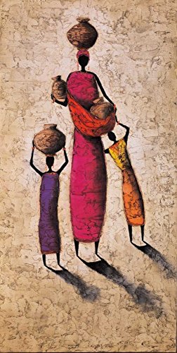 Impression sur toile Harmonie familiale Michel Rauscher, affiche figurative premium