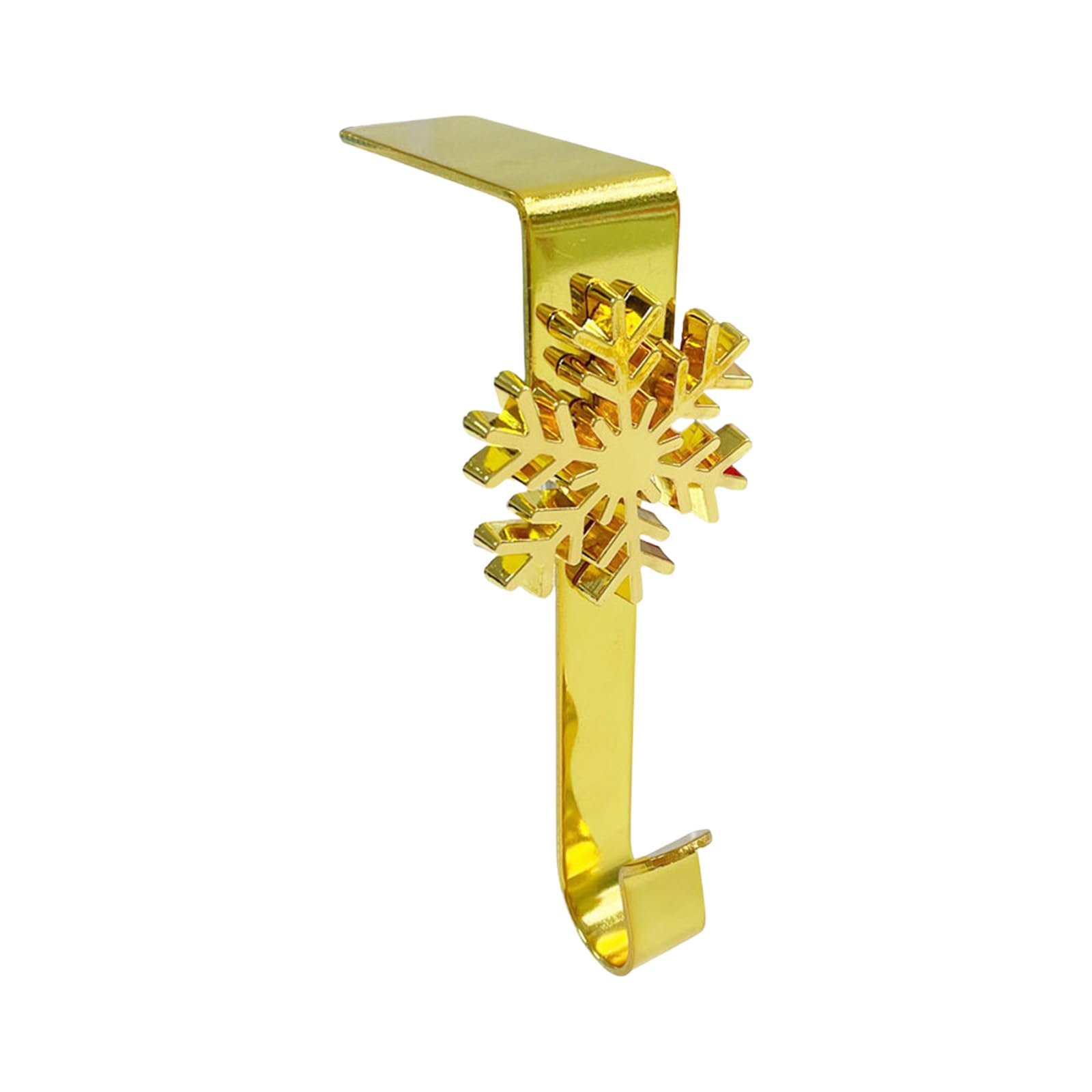 APGLSXY Sturdy Metal Holiday Decors Hook Golden Stocking Hanger Installation Tools Required Wall Mount Decorsative Hook for Holiday Decors