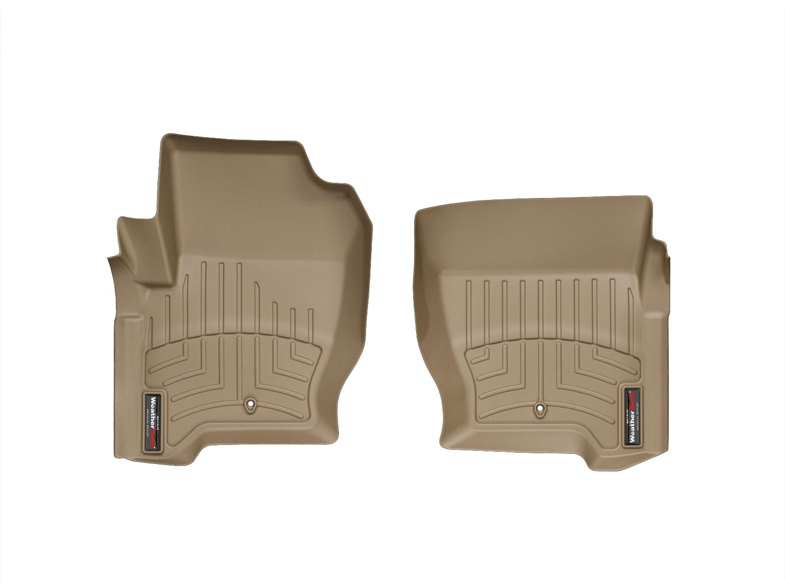 Weathertech Custom Fit FloorLiners for Land Rover LR4 / Discovery 4, LR3 / Discovery 3, Range Rover Sport - 1st Row (453621), Tan